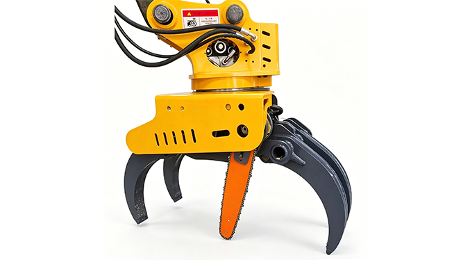 Excavator Grapple Saw