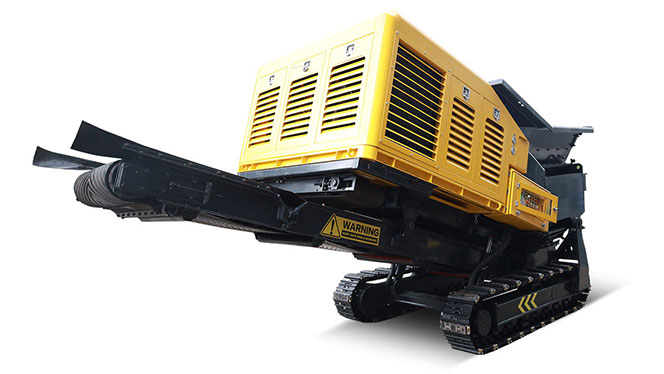 Mobile Double-Shaft Shredder