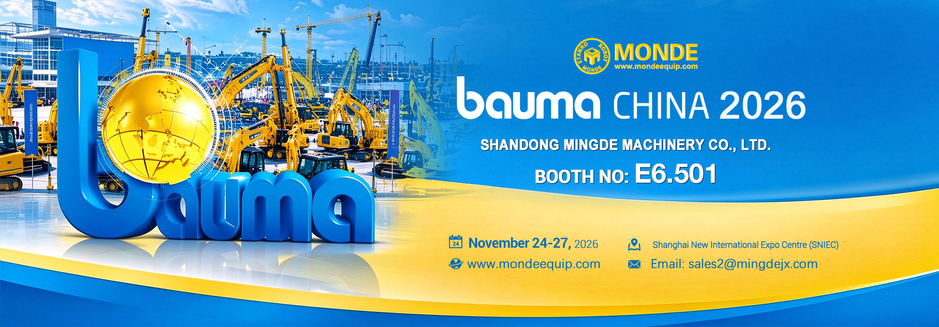 MONDE Awaits You | bauma CHINA 2026