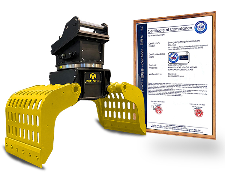 hydraulic rock grapple