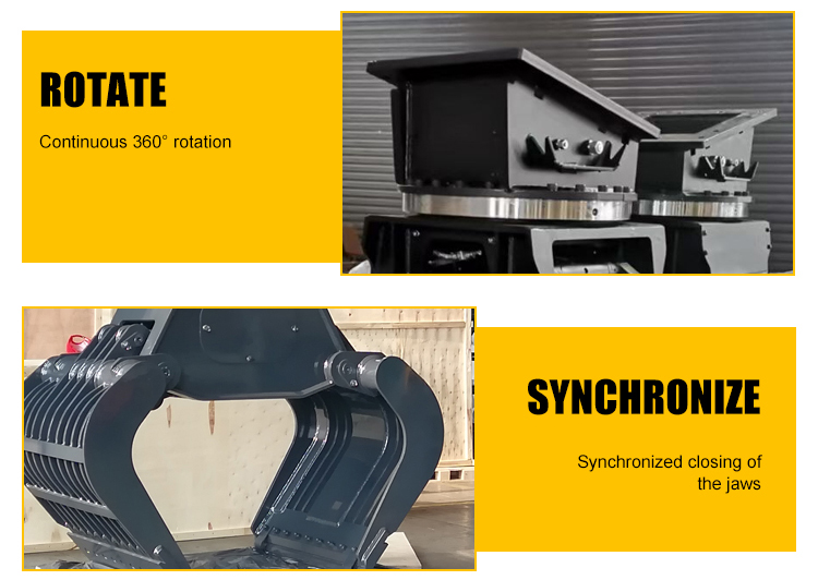 hydraulic demolition grapple
