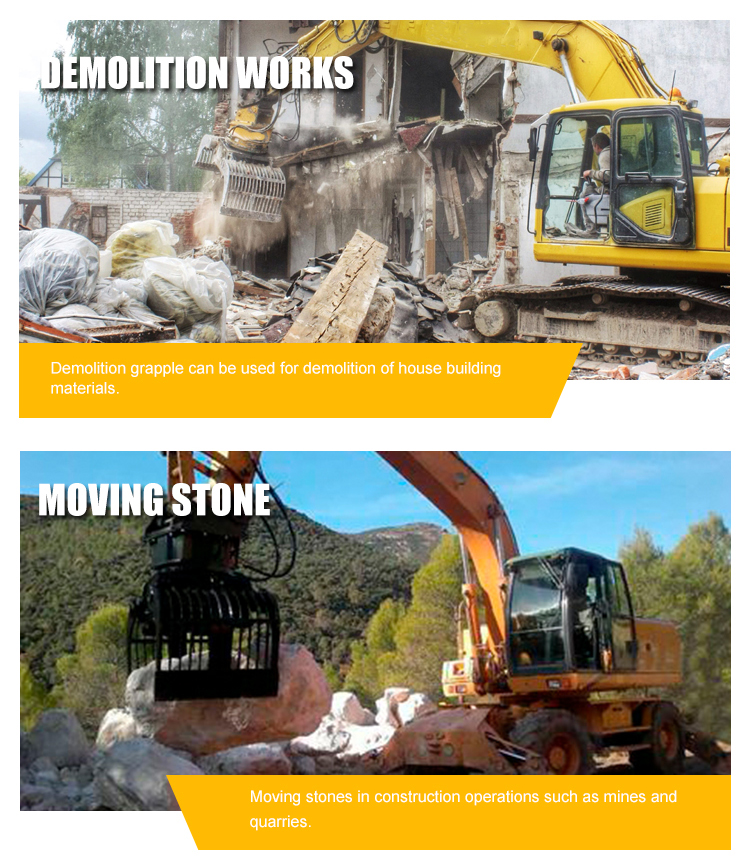 hydraulic rotary grab