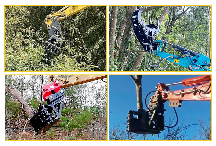 tree shear for 13 ton excavator